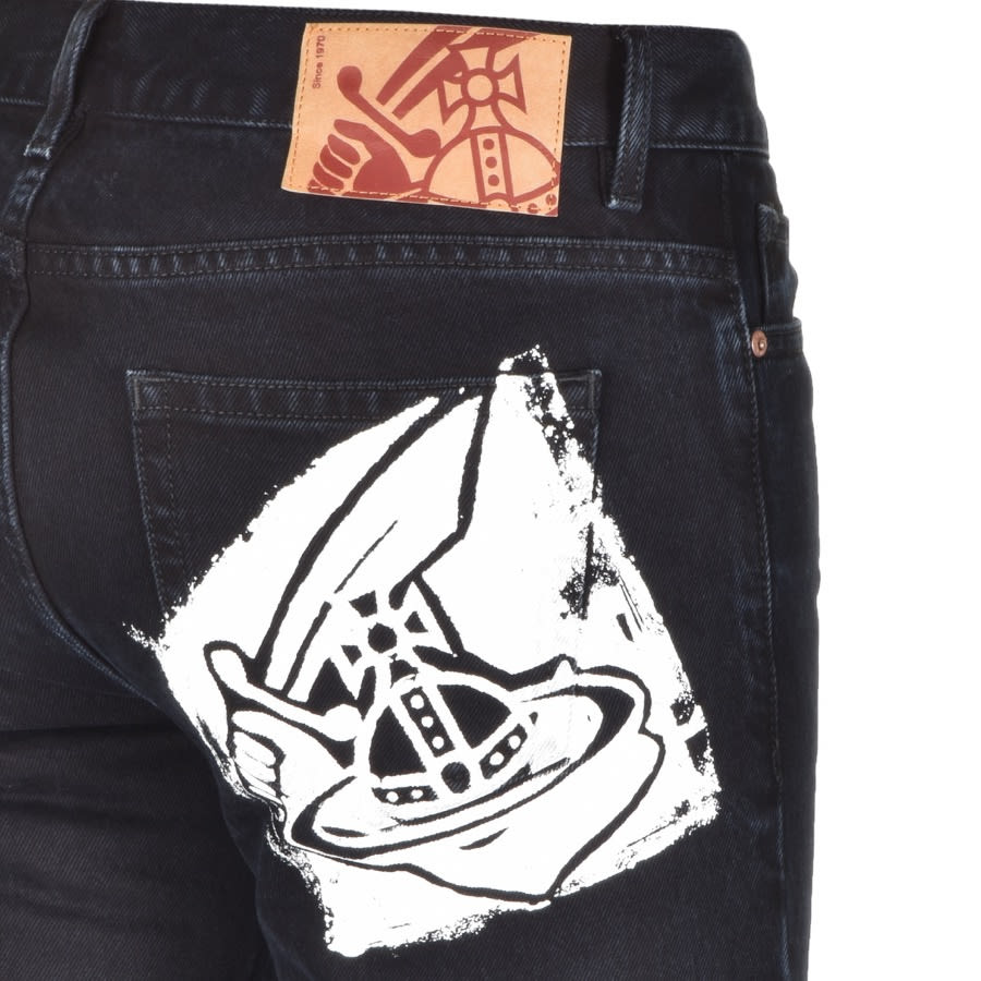 Alternative Image for ProductVivienne Westwood Tapered Jeans Navy3